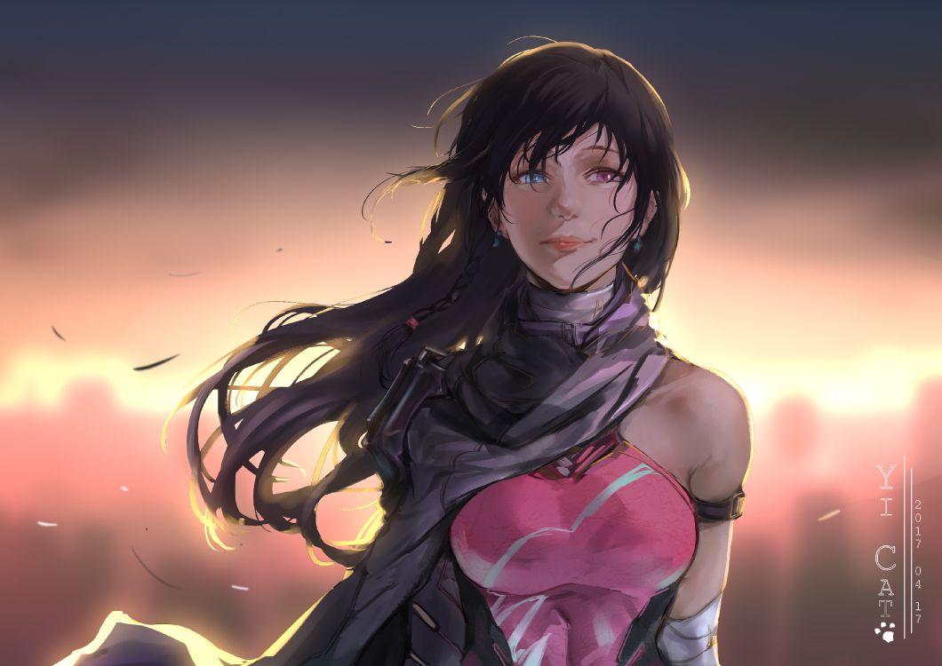 Personaje de Anime de Mujer de Pelo Negro. Wallpaper in 3508x2480 Resolution