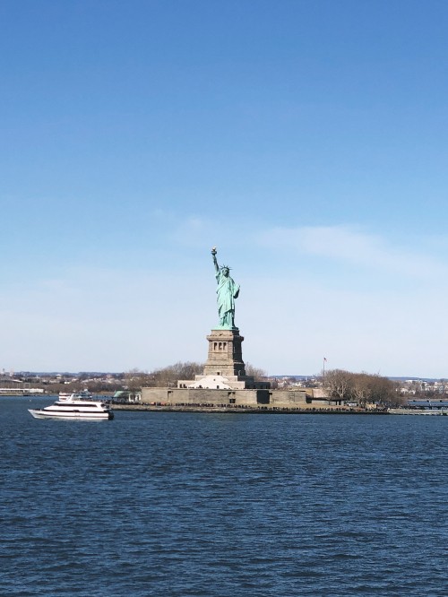 Image new york city, statue of liberty, Statue of Liberty National Monument, ship, monument