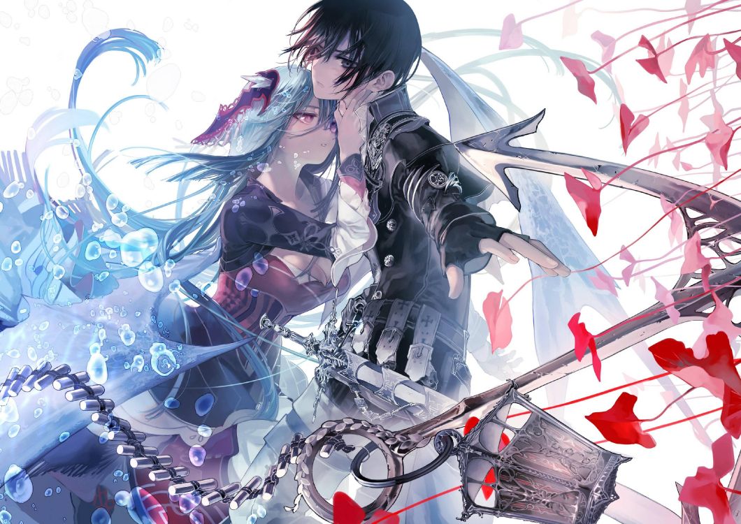 Femme en Robe Noire et Blanche Tenant un Parapluie Rouge Illustration. Wallpaper in 3683x2604 Resolution