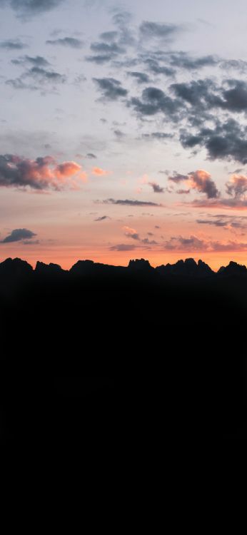 Coucher de Soleil Sombre Transparent, Libellule, Soleil Soleil, Deezer, Spotify. Wallpaper in 1080x2340 Resolution