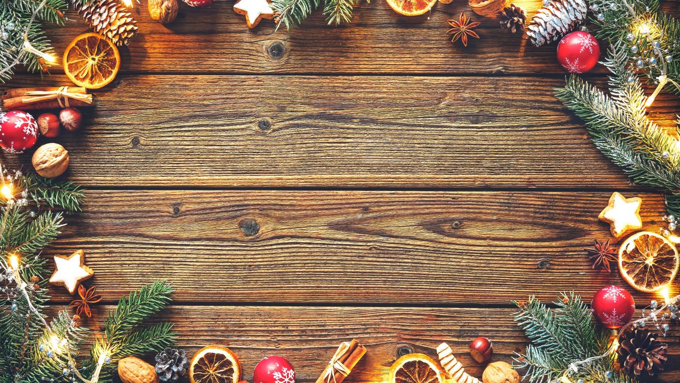 El Día De Navidad, Luces de Navidad, Decoración de la Navidad, Nochevieja, Madera. Wallpaper in 3840x2160 Resolution