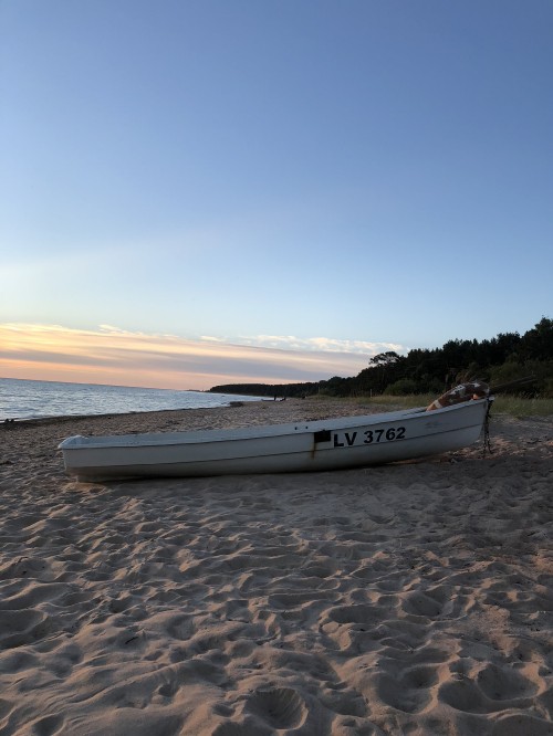 Image water, sand, shore, watercraft, landscape