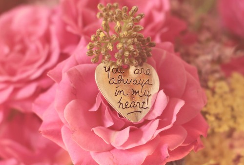 Image valentines day, pink, garden roses, flower, petal