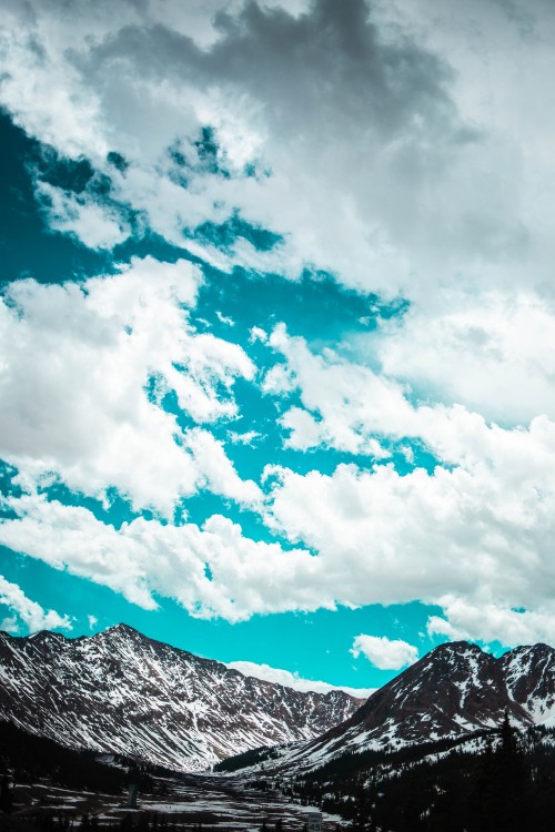 Image mountain range, cloud, nature, mountainous landforms, mountain