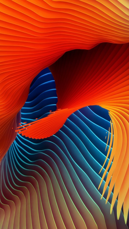 Image orange, ios 16, azure, textile, art