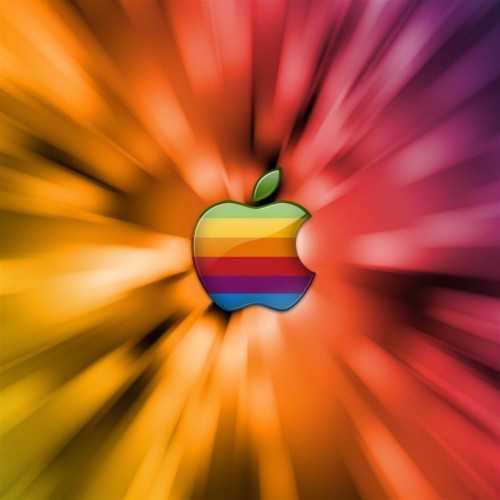 Image apple, logo, yellow, petal, graphics