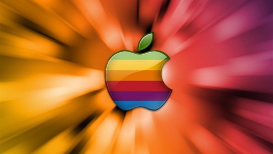 Image apple, logo, yellow, petal, graphics