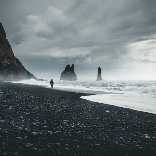 Image Vik, Reynisfjara, water, ocean, beach