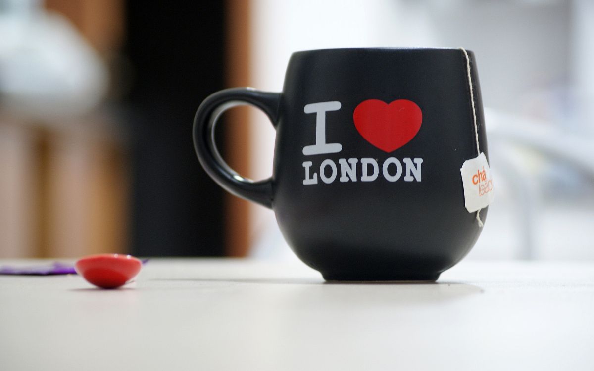 black and red love you ceramic mug