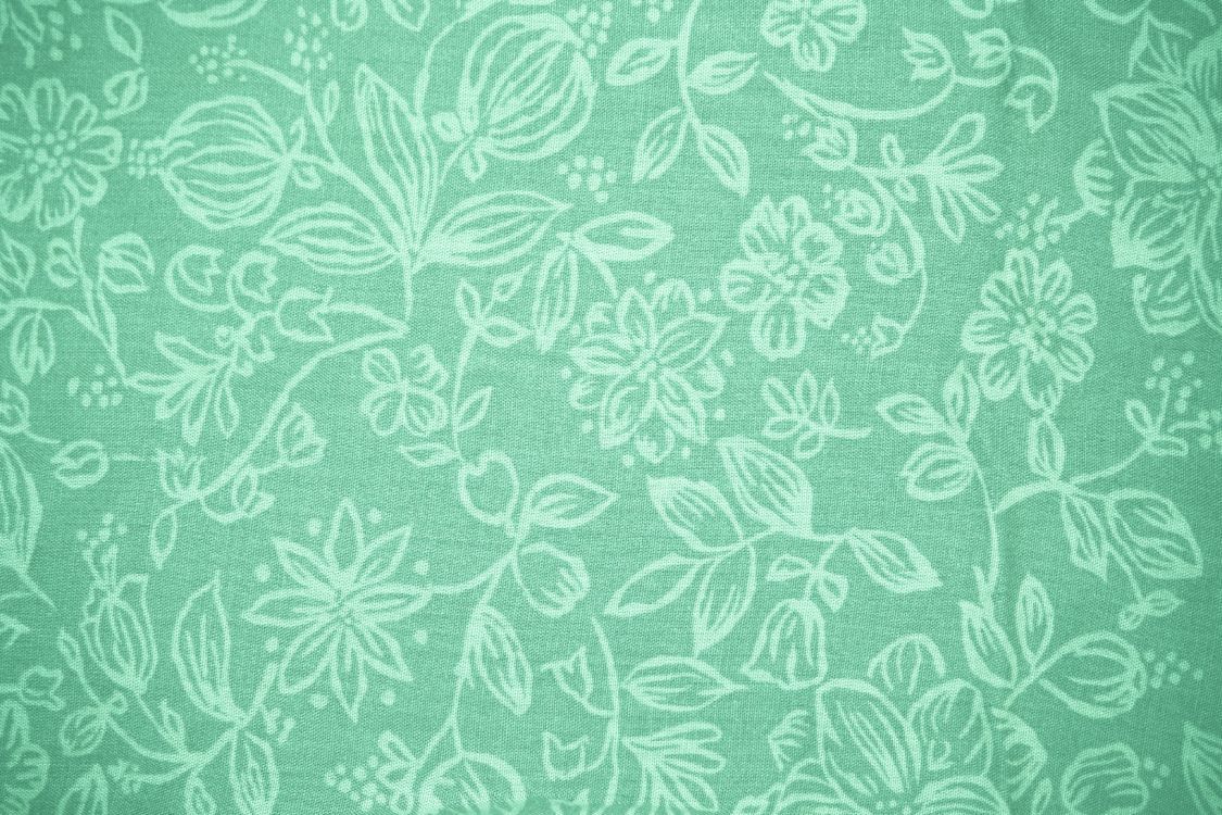 Textil Floral Verde y Blanco. Wallpaper in 3888x2592 Resolution