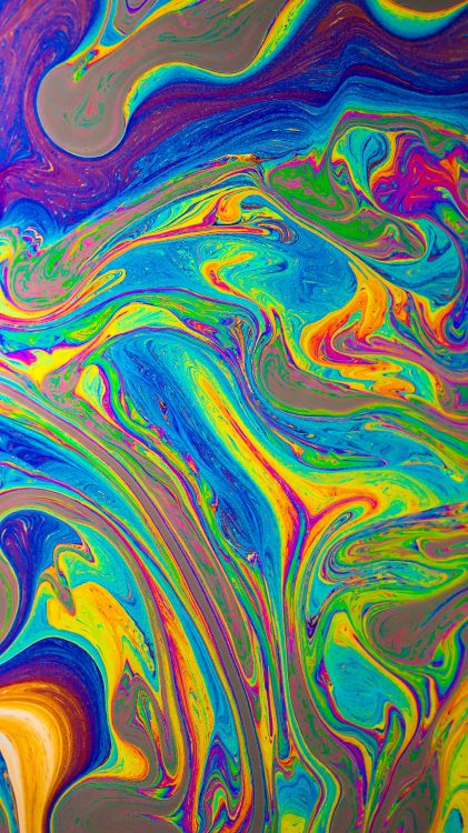 Liquide Coloré, Color, Liquid, L'art Abstrait, Art. Wallpaper in 3497x6217 Resolution