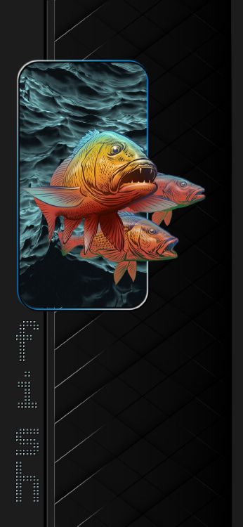 橙色, 夹钳, 艺术, 海洋生物学, 电蓝色的 壁纸 1080x2340 允许