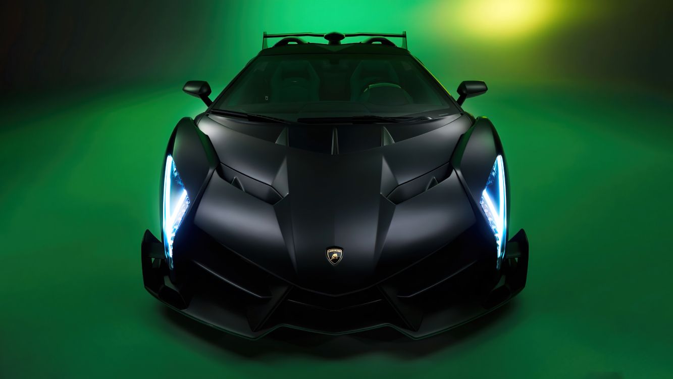 Lamborghini Negro, Lamborghini Aventador SV, Lamborghini, Lamborghini Veneno, Lamborghini Urus. Wallpaper in 5120x2880 Resolution