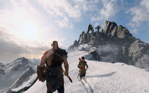 Image god of war, kratos, SIE Santa Monica Studio, mountainous landforms, mountain