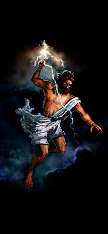 Mythologie Grecque de Zeus, Zeus, Mont Olympe, La Mythologie Grecque, Poseidon. Wallpaper in 1080x2340 Resolution