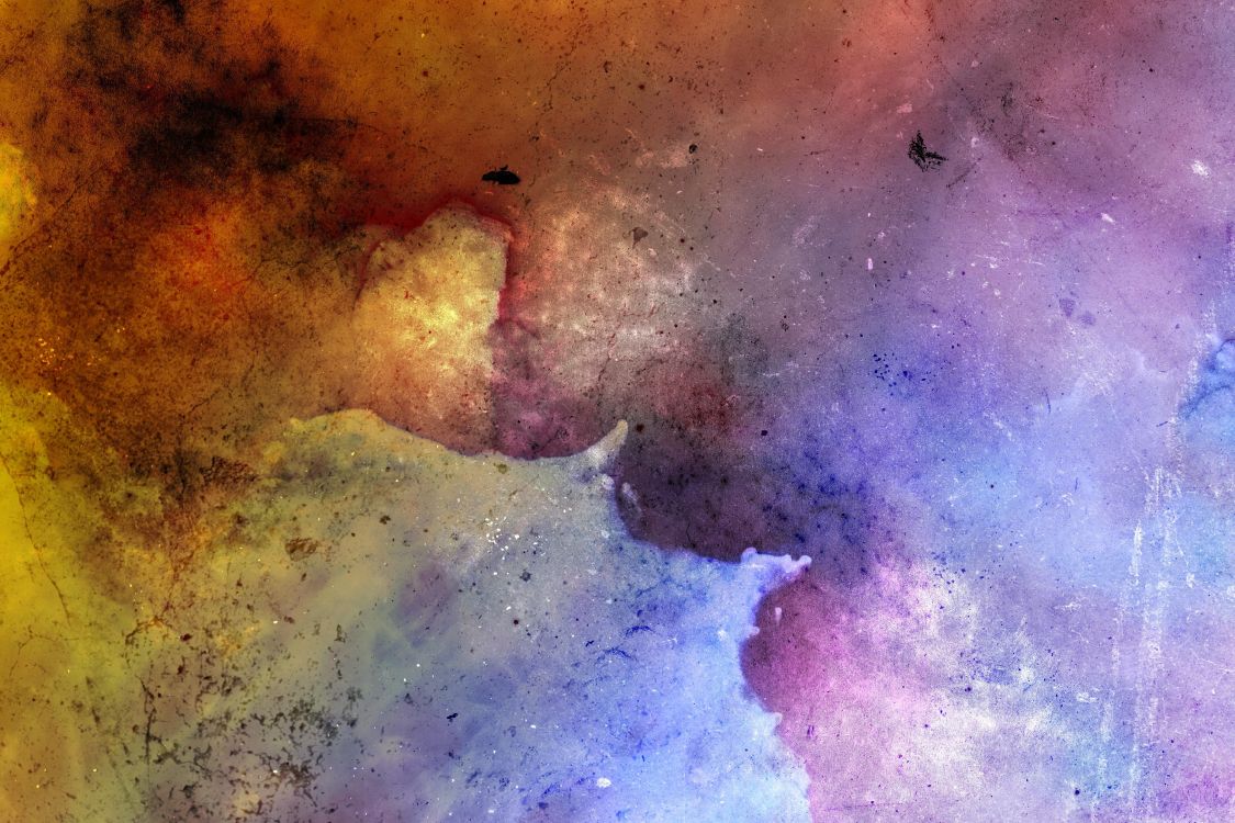 Pintura Abstracta Púrpura y Azul. Wallpaper in 3504x2336 Resolution