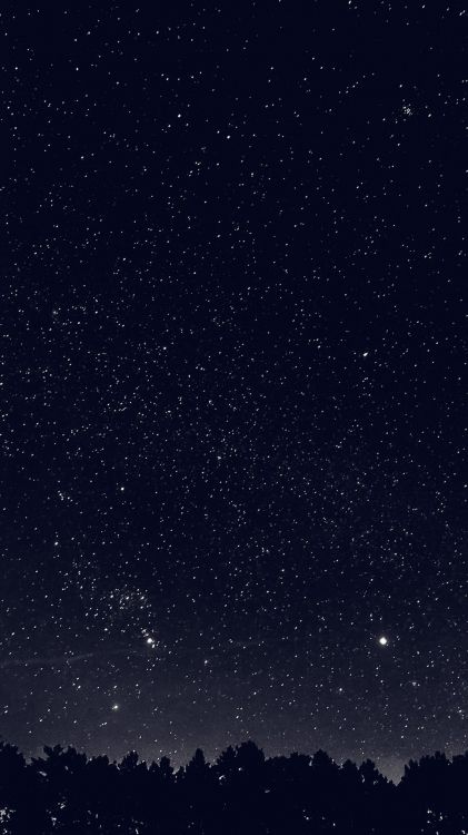 Wallpaper Stars In The Sky During Night Time Background Download Free Image
