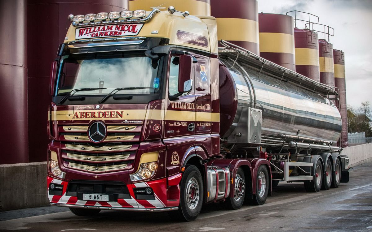 Mercedes-Benz Actros, Mercedes-benz, Mercedes-Benz Kurzhauben-LKW, Volvo Trucks, Car. Wallpaper in 2560x1600 Resolution