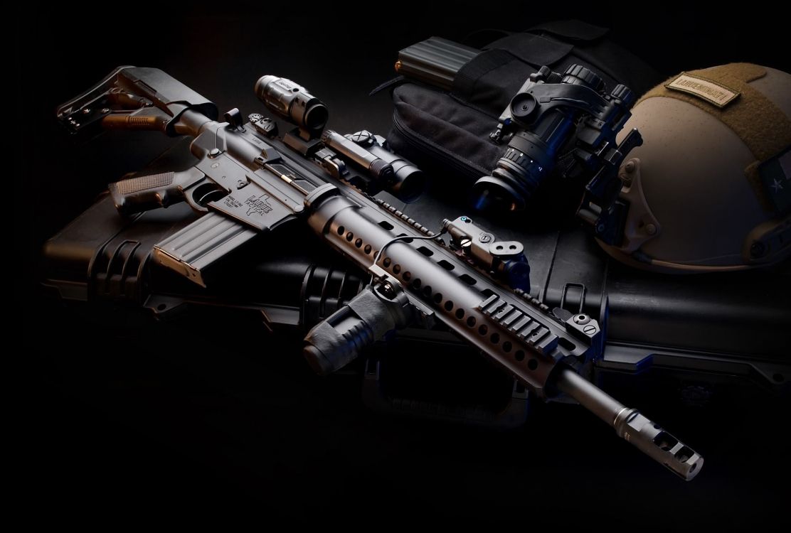 M4卡宾枪, 枪, 空间, 狙击步枪, AR-15式步枪 壁纸 2160x1456 允许
