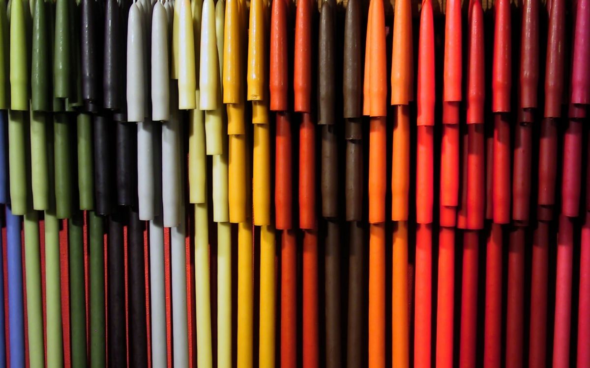 Bâtons Blancs Rouges Jaunes et Noirs. Wallpaper in 1920x1200 Resolution