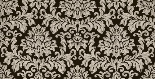 Image black and white floral textile