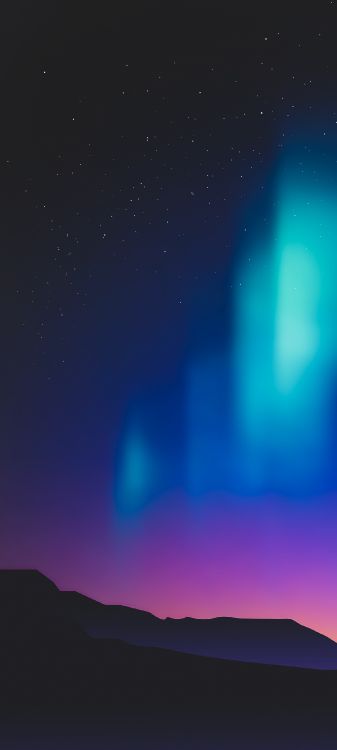 Atmosphere, Nature, Azure, Black, Natural Landscape. Wallpaper in 1170x2600 Resolution