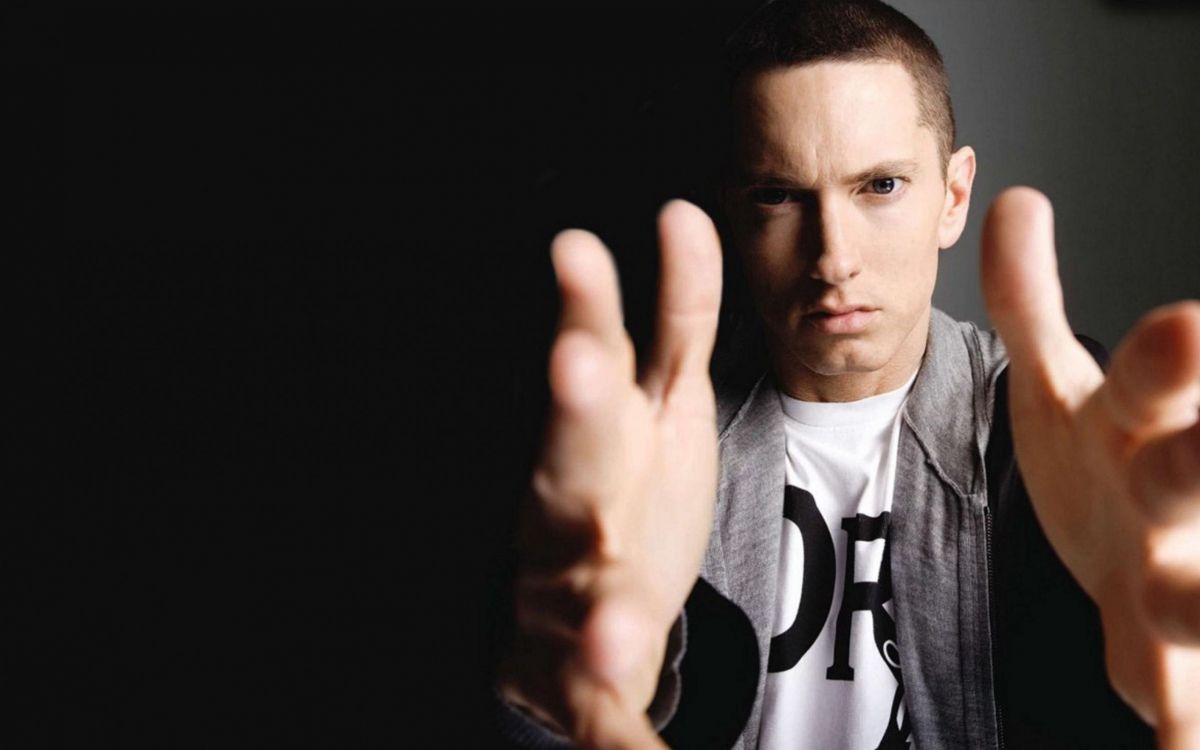 Eminem, The Marshall Mathers Lp, la Musique Hip Hop, Rappeur, Doigt. Wallpaper in 2395x1496 Resolution