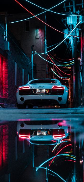 Audi R8, Audi, Supercar, Nissan Gt-r, Voiture de Luxe. Wallpaper in 1420x3073 Resolution