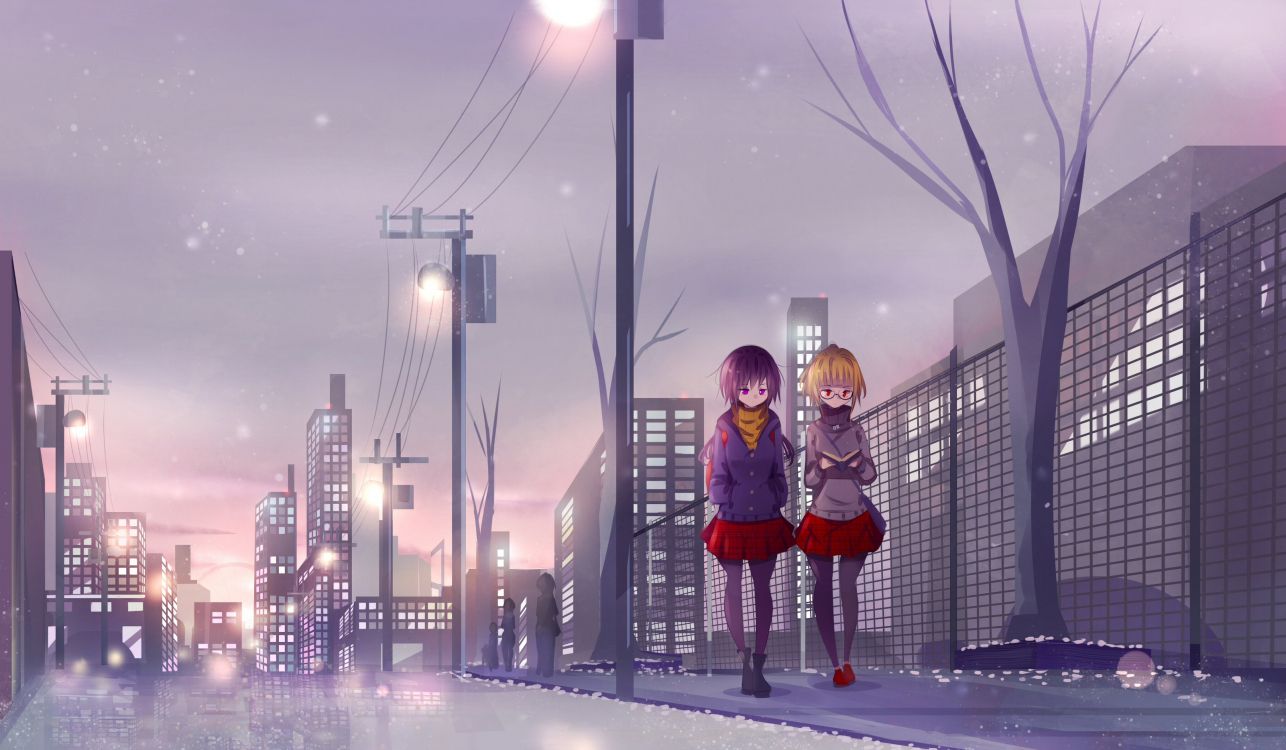 绘画, 艺术, 紫色的, 光, 快照 壁纸 3207x1869 允许