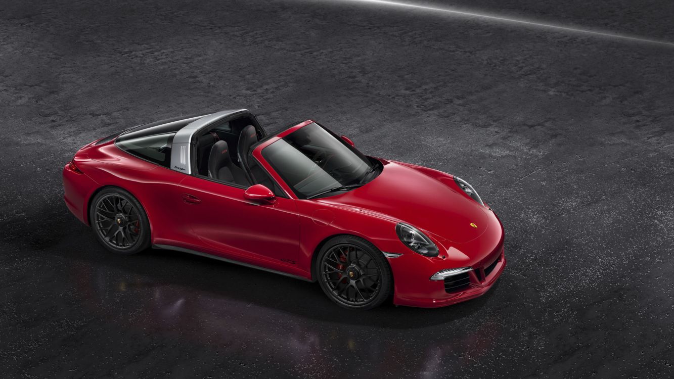 Ferrari Rouge 458 Italia Sur Route Goudronnée Noire. Wallpaper in 2000x1125 Resolution