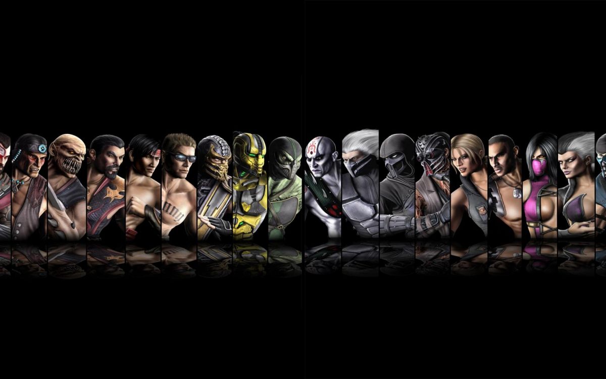Mortal Kombat x, Mortal Kombat, Scorpion, Gens, Foule. Wallpaper in 1920x1200 Resolution
