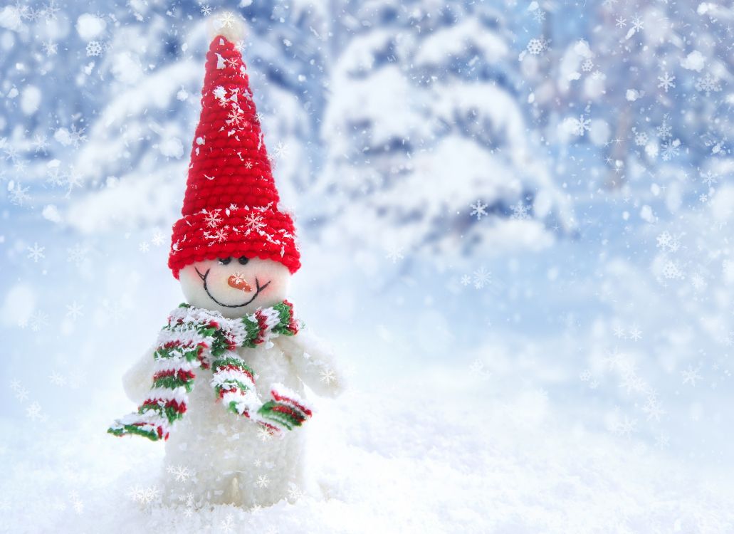 Snowman, Snow, Winter, Tree, Christmas Tree. Wallpaper in 6512x4734 Resolution