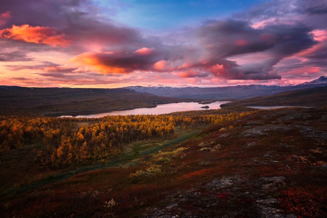 Nature, Colline, la Peinture de Paysage, Eau, Paysage Naturel. Wallpaper in 4200x2800 Resolution