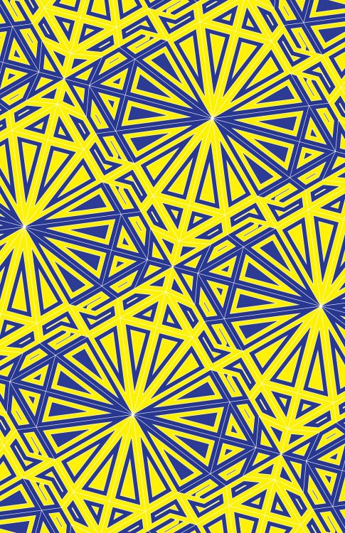 Ilustración Floral Amarilla y Azul. Wallpaper in 1400x2164 Resolution