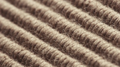 Image brown and white striped textile