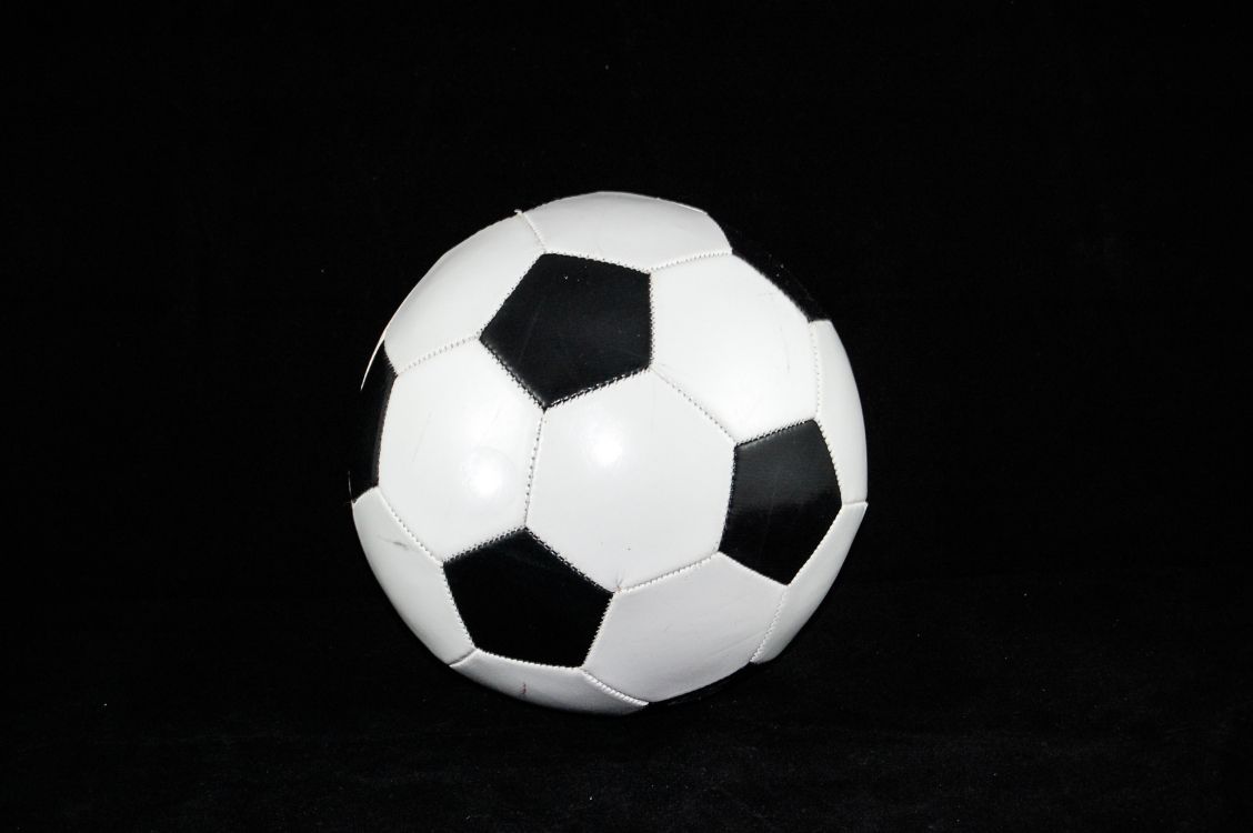 Ballon Football Noir Blanc Fond Graphique Blanc image libre de droit par  hd-design © #188002356