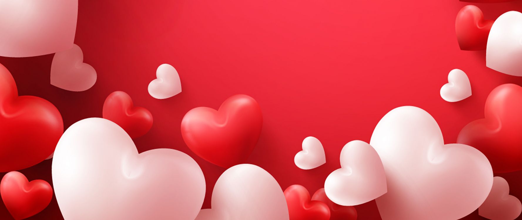 Valentines Tag, Herzen, Pink, Liebe, Illustration. Wallpaper in 2560x1080 Resolution