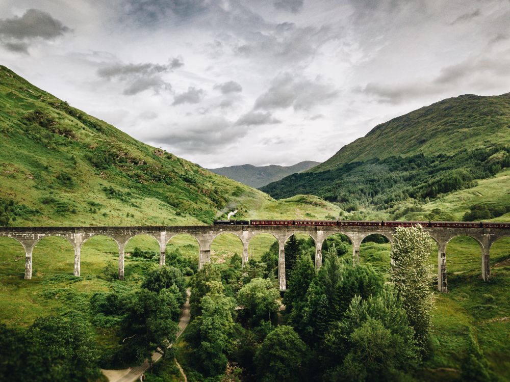 Glenfinnan, Zug, Scottish Highlands, Der Jakobit, Loch Shiel. Wallpaper in 3907x2928 Resolution