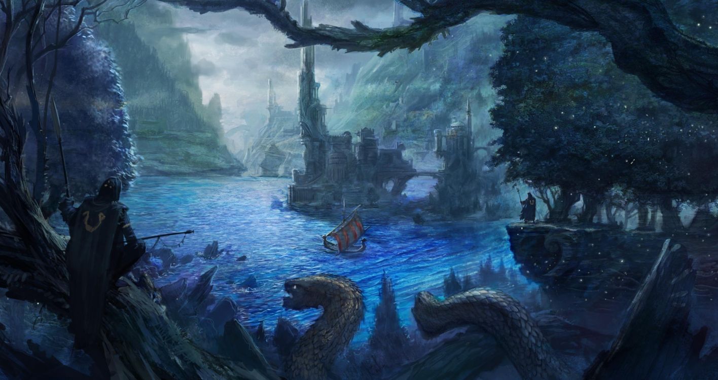 生物群落, 形成, 生态系统, 森林, 古老的森林 壁纸 2794x1479 允许