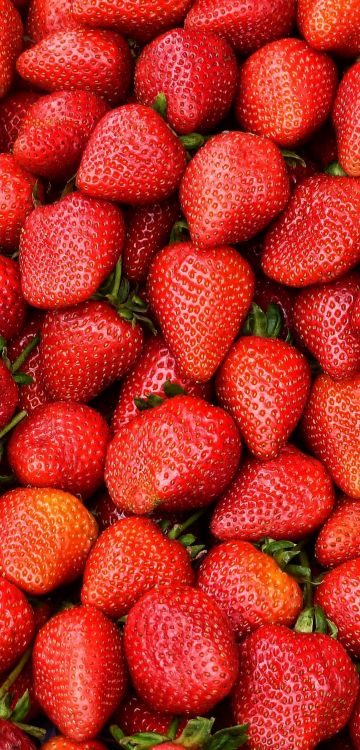 Fraise Mûre, Tarte à la Fraise, Fruits, Dessert, Aliment. Wallpaper in 1080x2248 Resolution