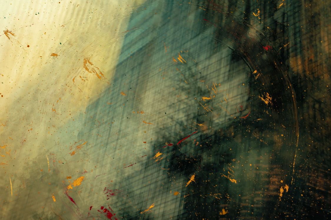 Blau-weißes Netz an Weißer Wand. Wallpaper in 3600x2400 Resolution