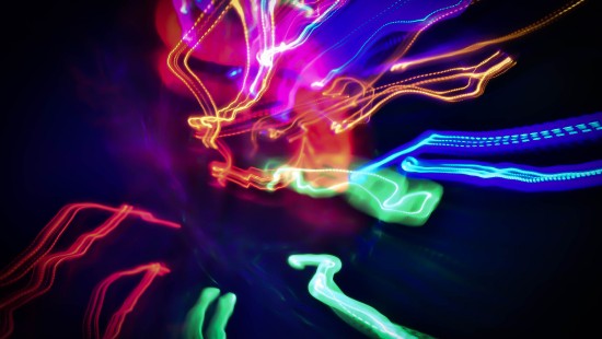 Image red green and blue light