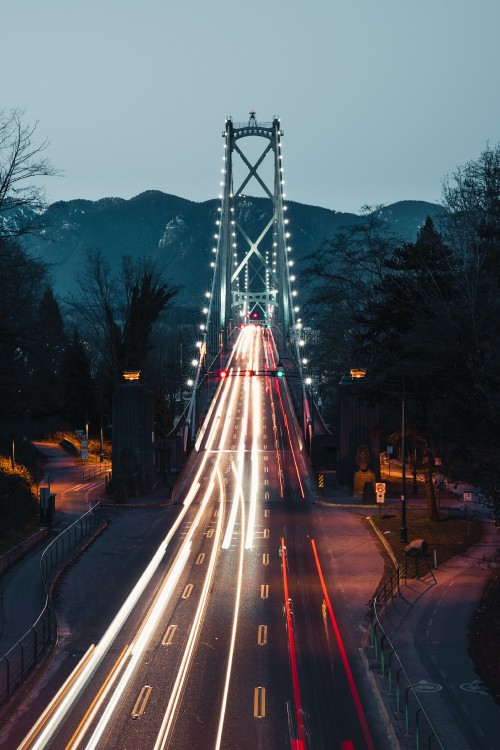 Image cars on road during night time