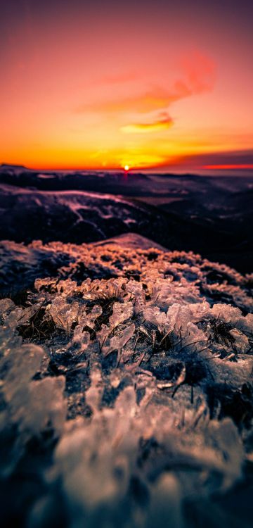 Sonnenuntergang, Wand, Atmosphäre, Ökoregion, Naturlandschaft. Wallpaper in 1080x2248 Resolution