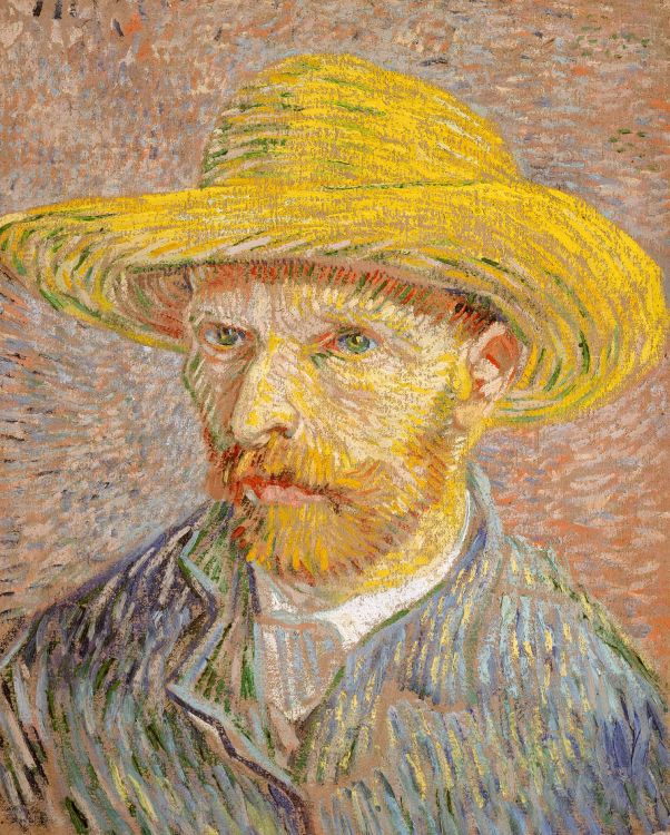 Homme au Chapeau Jaune Peinture. Wallpaper in 2724x3391 Resolution