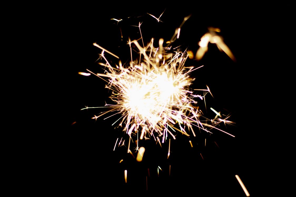 Sparkler, Fireworks, New Years Day, Diwali, Darkness. Wallpaper in 5371x3581 Resolution