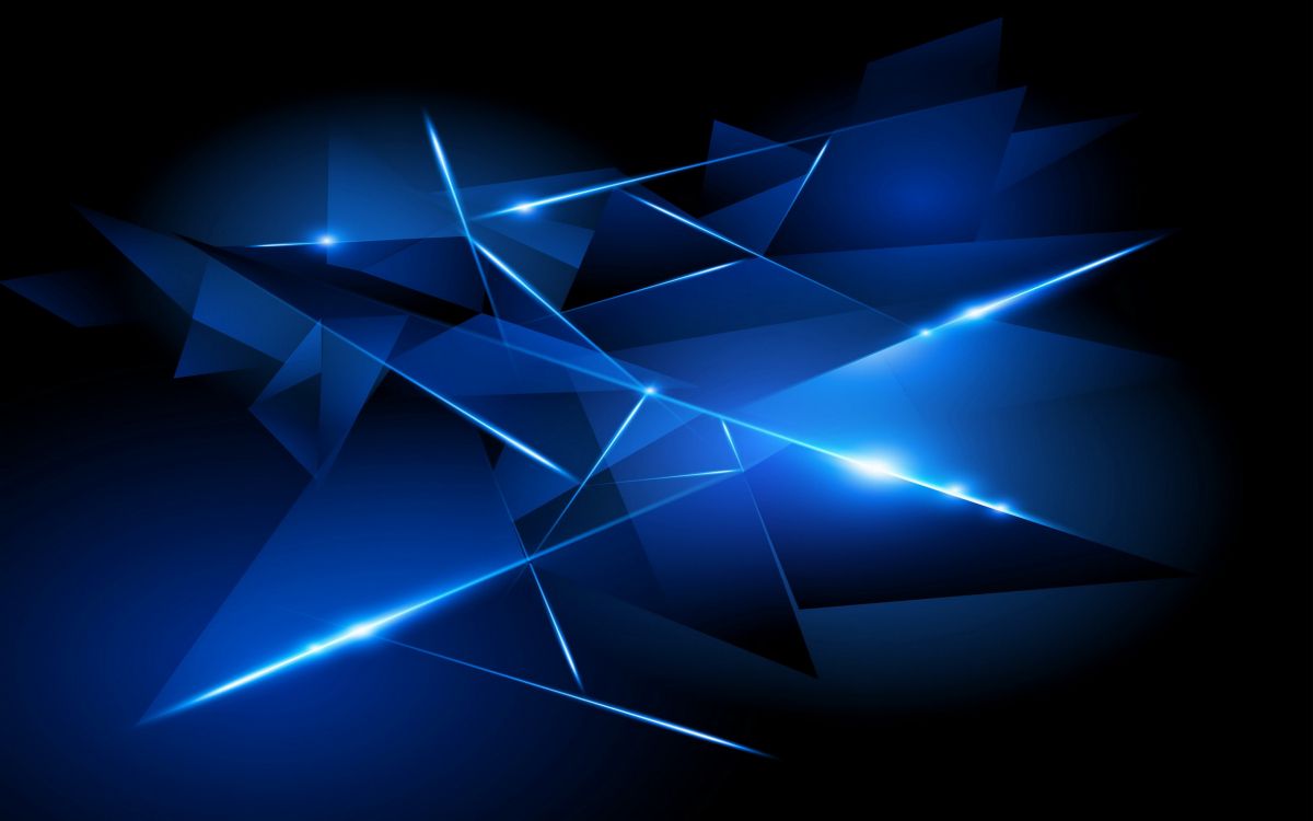 Blaue Und Schwarze Abstrakte Kunst. Wallpaper in 2560x1600 Resolution