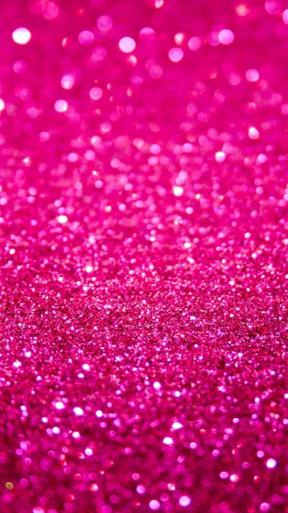 Pink Glitzerte in Nahaufnahmen. Wallpaper in 1080x1920 Resolution