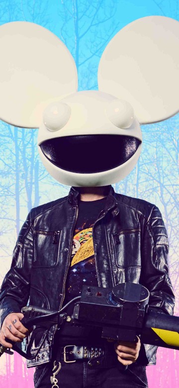 Image electronic dance music, cartoon, illustration, animation, style