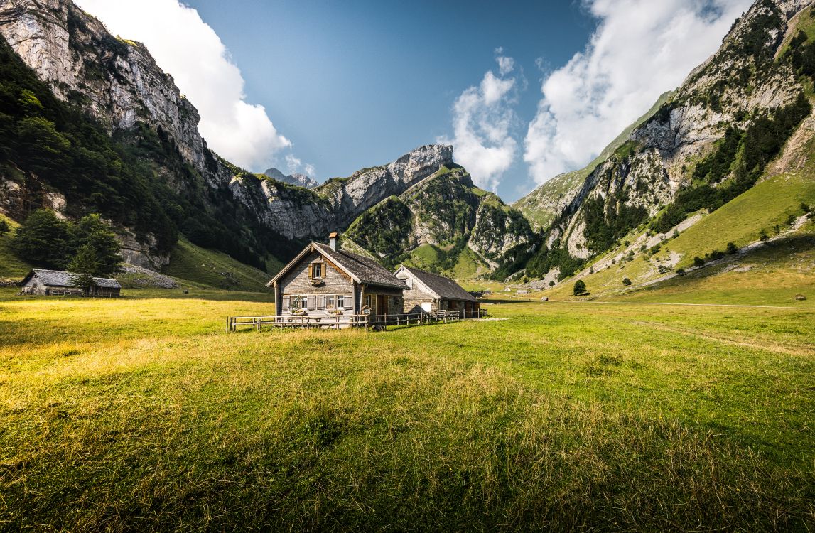 Seealpsee, Inondation D'eau, Green, Paysage Naturel, Highland. Wallpaper in 8170x5338 Resolution